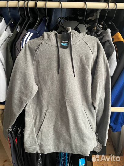 Толстовка bauer perfect hoodie BLK