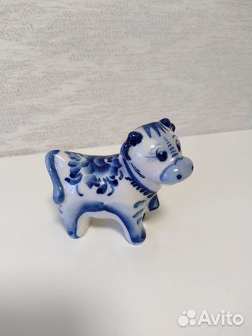 Статуэтка Бычок Гжель