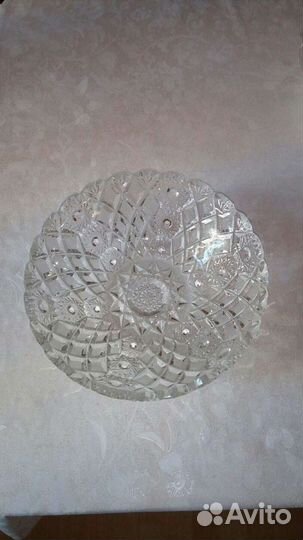 Ваза хрустальная