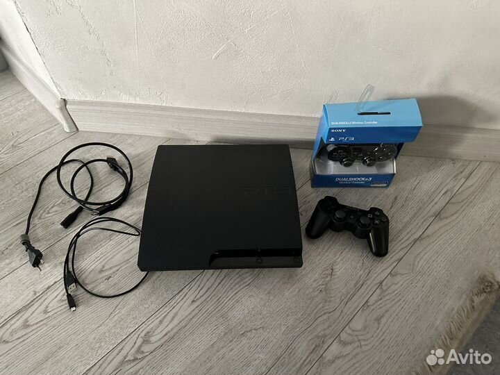Sony playstation 3 superslim 500гб+50 игр