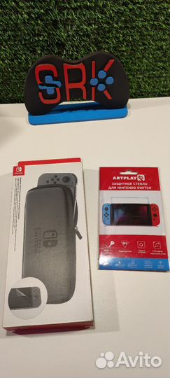 Новый, прошитый Nintendo Switch Mario, куча игр