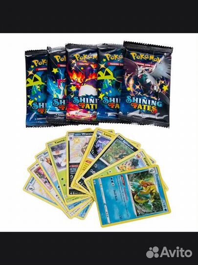 Карточки Pokemon 36 бустеров