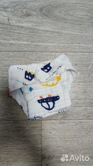 Многоразовые подгузники муслиновые
