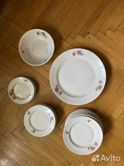 Тарелки дулево СССР