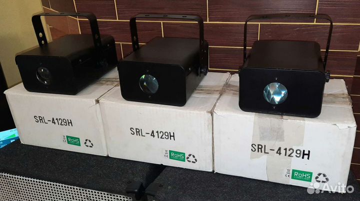 Светомузыка Neo Neon 3ш SRL-4129H LED RGB Mic Проф