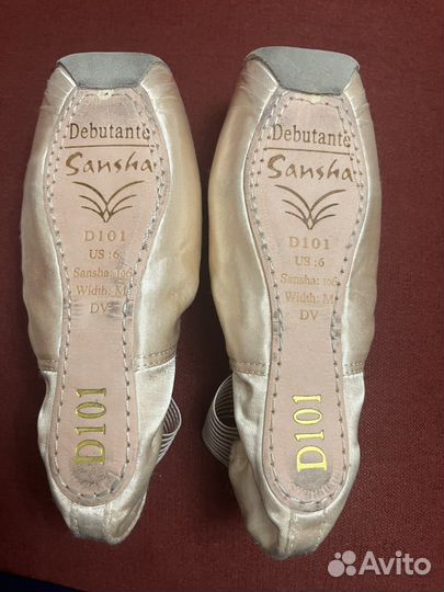 Пуанты sansha debutante 34-35р