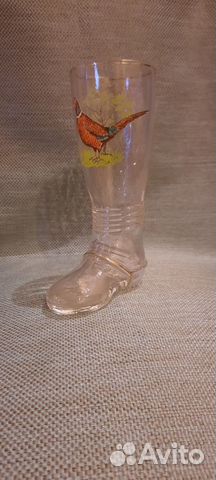 Бокал сапожок коллекционный, Германия, Винтаж