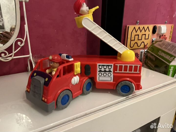 Развивающий автомобиль Baby go пожарная машина