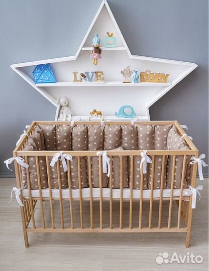 Комплект бортиков в детскую кроватку