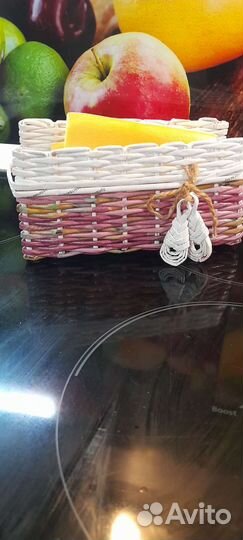 Плетеные корзинки для хранения