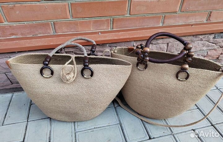 Сумка джутовая