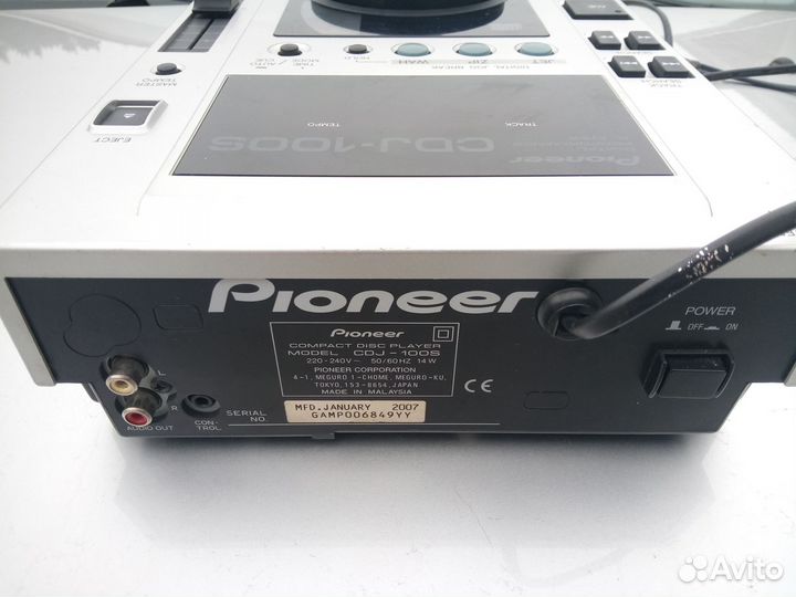 Pioneer cdj 100-s под восстановление