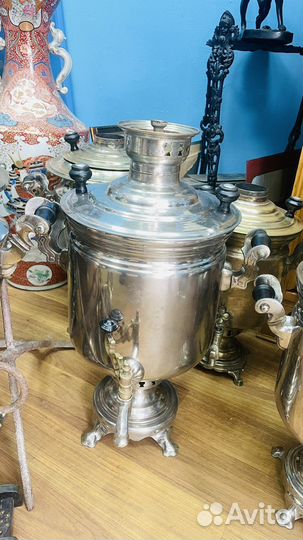 Самовар угольный старинный