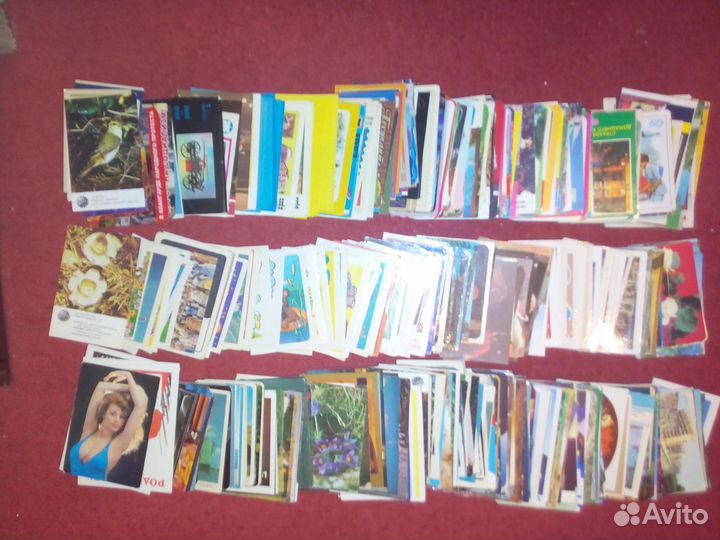 Календарики СССР. Все вместе