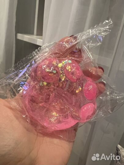 Антистресс гелевый, браслет лапка, новые