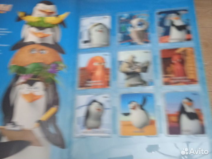 Альбом Пингвины Мадагаскара полная коллекция