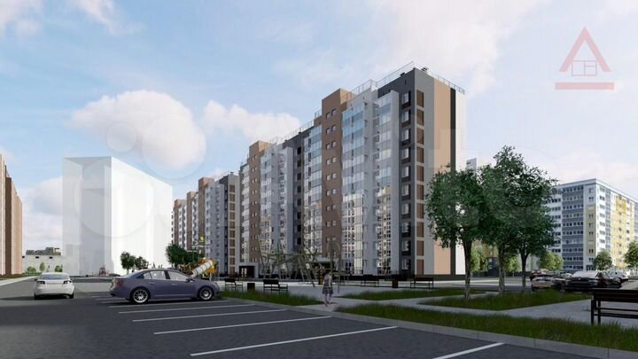 1-к. квартира, 35,4 м², 9/10 эт.