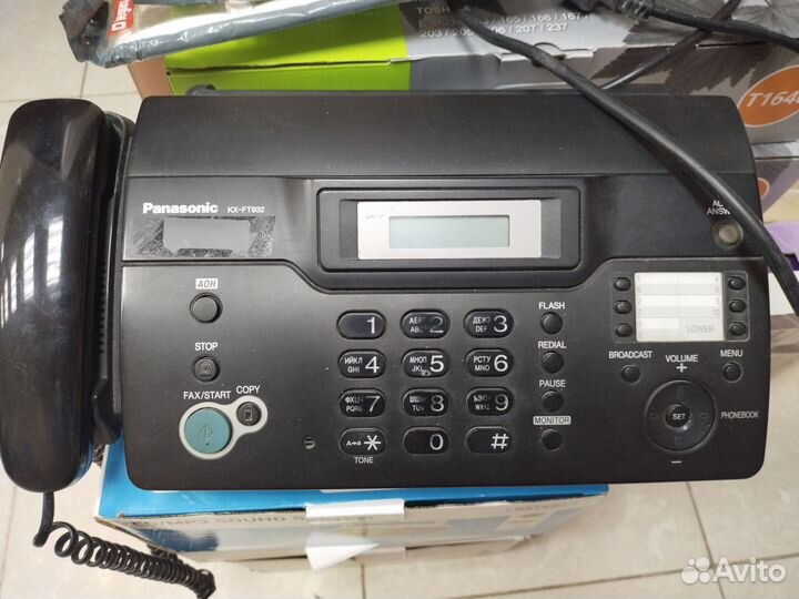 Телефон факс panasonic