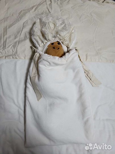 Зимний конверт на выписку и в коляску