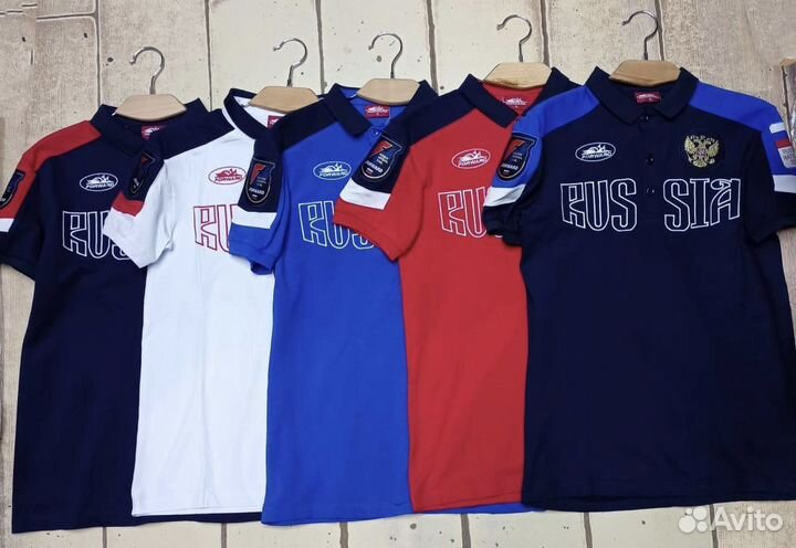 Russia Forward Поло Футболка Майка Россия
