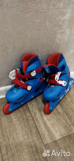 Ролики с комплектом защиты и шлемом