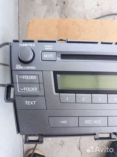 Приус 30 Правый руль магнитола Prius 30