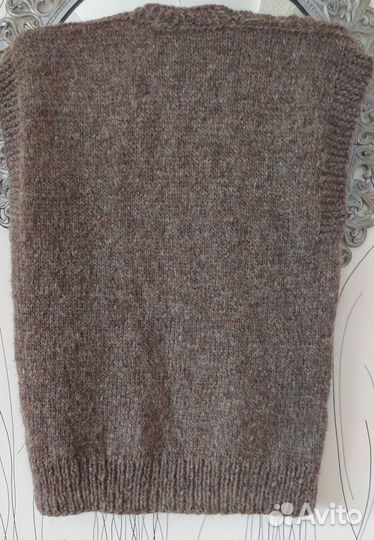 Свитер мужской 54-58ршерсть 100% ;жилет 50-54р ;