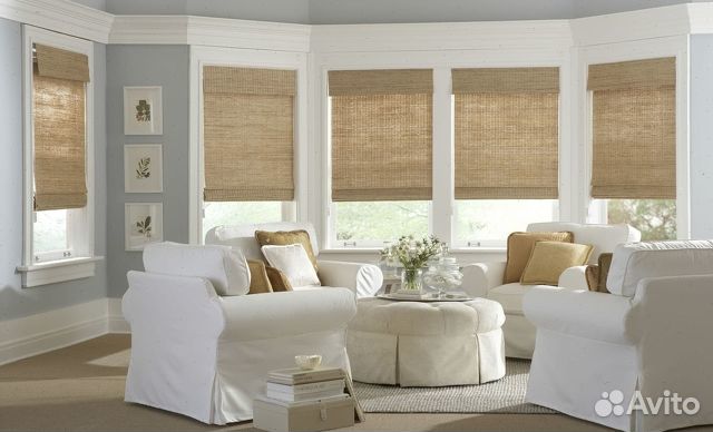 Римские шторы. Привезем и покажем ткани бесплатно