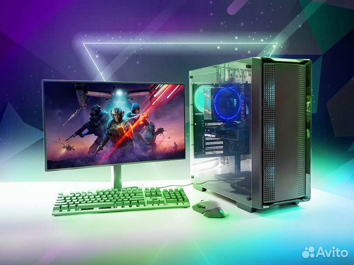 Игровой компьютер Intel Core i3-12100F / RX 6600