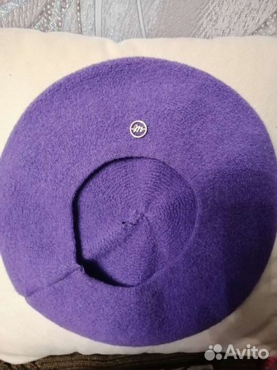 Берет женский, 56-58,новый,50 шерсть мериноса