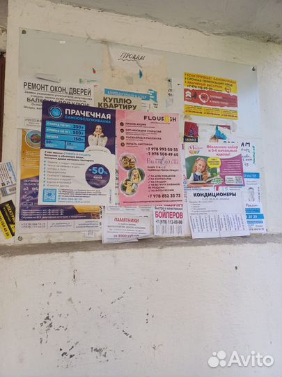 Расклейщик объявлений