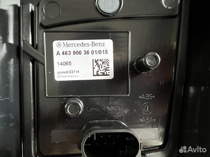 Поворотники G class w463 черные