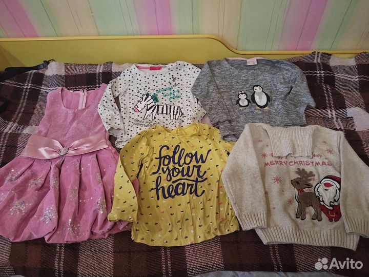 Детские вещи пакетом на девочку 98 104