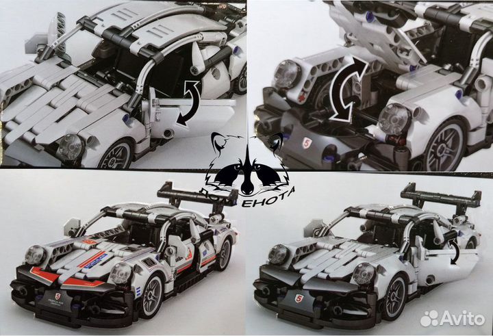 Конструктор Porsche 911 RSR technic