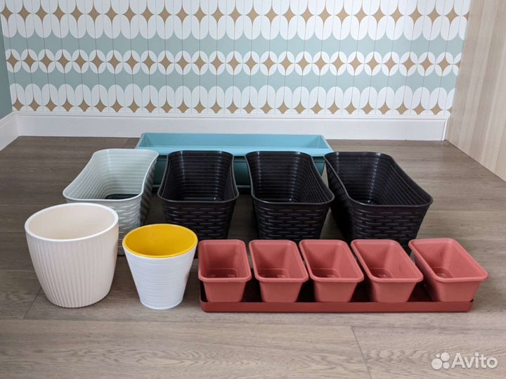 Ящик балконный и кашпо для цветов и рассады