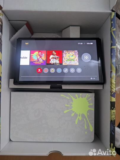 Nintendo switch oled прошитая +256гб и геймпад