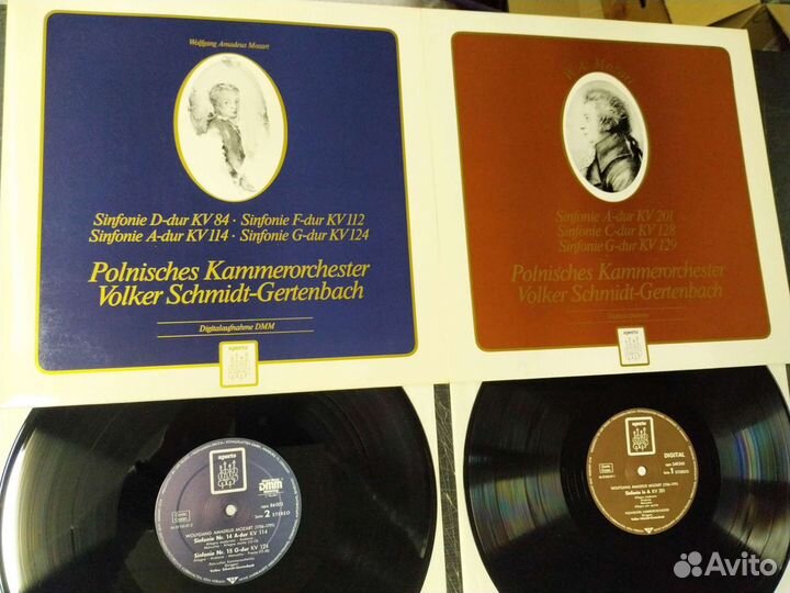 Mozart Моцарт симфонии винил Германия