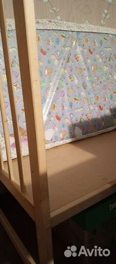 Детская кроватка приставная для новорожденных