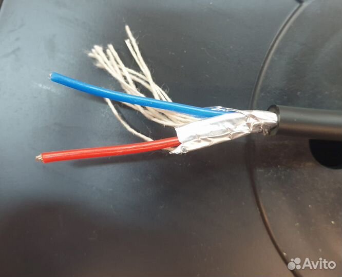 Кабель микрофонный стерео 6.0мм черный 28-140