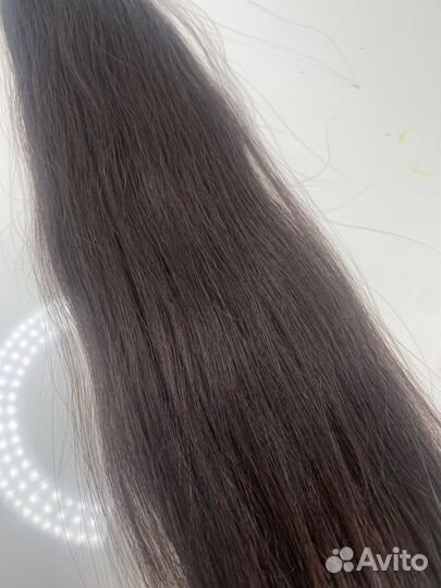 Волосы для наращивания натуральные на капсулах
