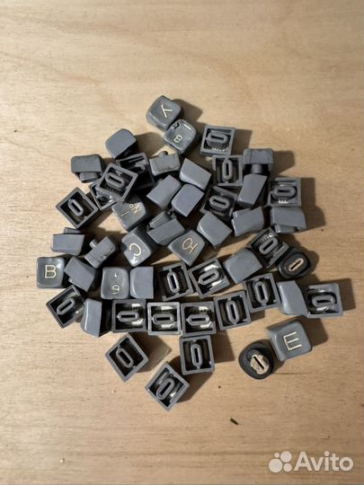 Шрифты и клавиши для печатных машинок