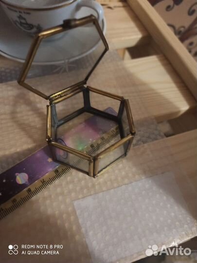Шкатулка стекло винтаж