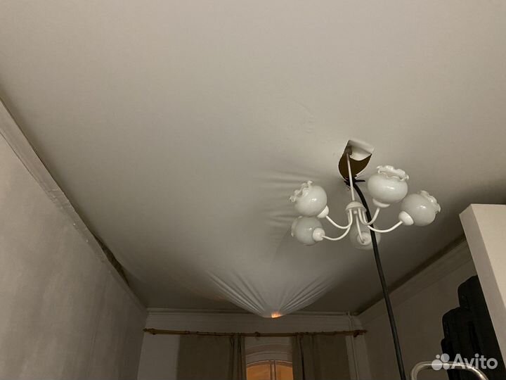 Круглосуточно Слить воду с натяжного потолка