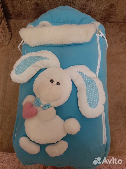 Конверт на выписку для мальчика зимний