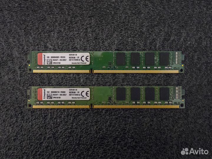 DDR3 2x8gb 1600mhz 2rank CL11-11-11-28 Kingston
