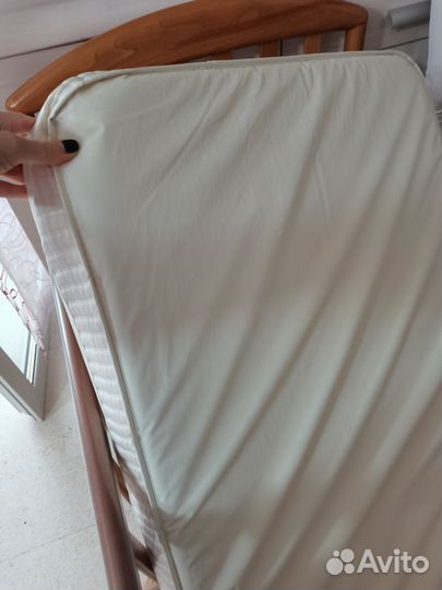 Детская кровать,матрас+наматр, 2 комп белья,одеяло