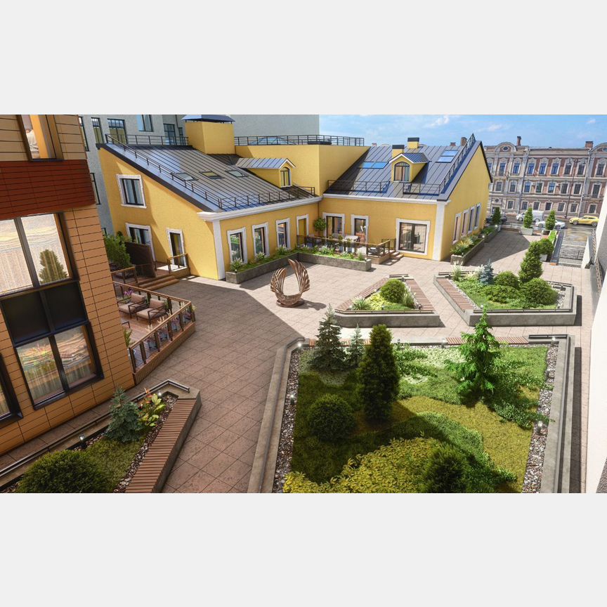 Апартаменты-студия, 34,3 м², 2/10 эт.