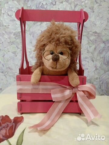 Кашпо флористическое, розовое