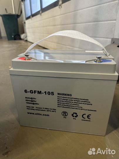 Аккумулятор гелевый 12V/105Ah