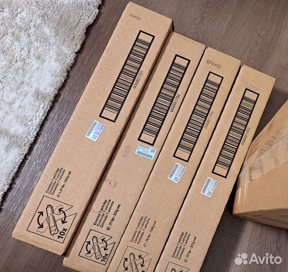 Комплект картриджей Xerox 4 шт оригинал